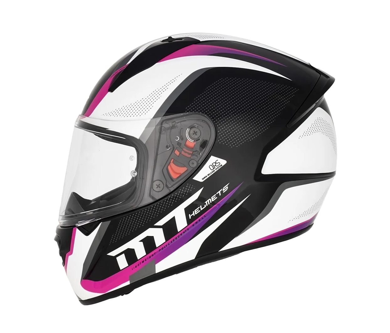CASCO MT STINGER SPIKE NEGRO METAL/BLANCO/ROSADO